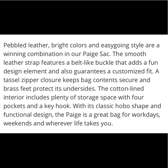 Dooney & Bourke Dandelion Paige Sac Leather Hobo - Picture 8 of 8